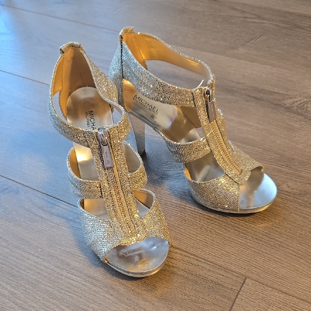 Vintage Michael Kors Gold Women's Heels